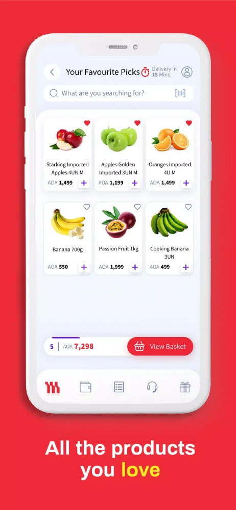 MANO food & products delivery Screenshots