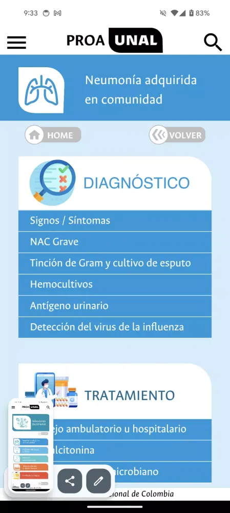 PROA UNAL Screenshots