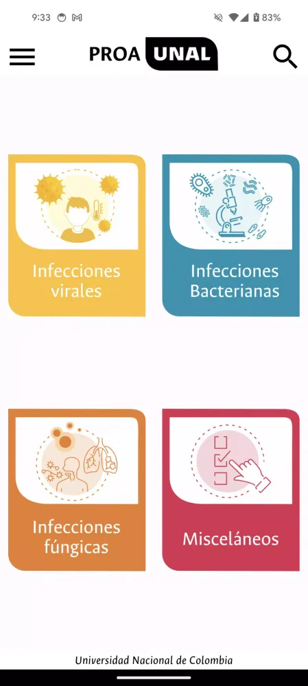 PROA UNAL Screenshots