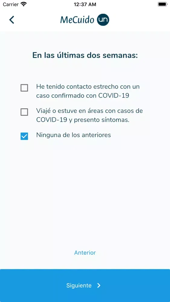 MeCuido Unal應用截圖