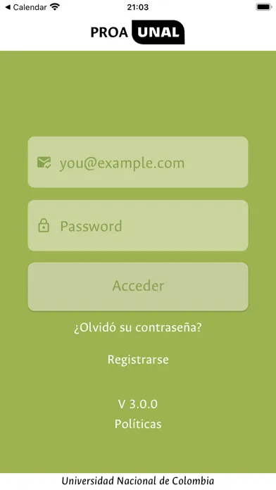 Скриншоты PROA UNAL