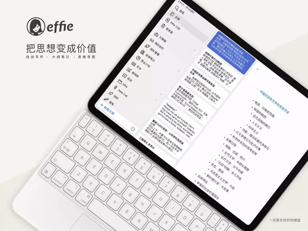 Скриншоты Effie - 把思想变成价值 iPad 