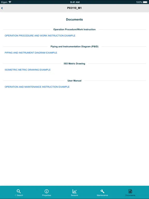 Eigen Search iPad  Screenshots