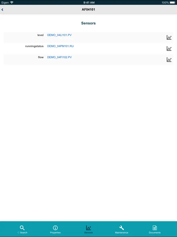 Eigen Search iPad  Screenshots