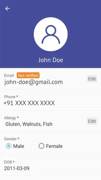 OneHealth - Nutrition Software Screenshots