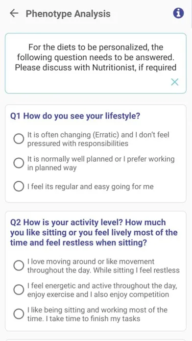 OneHealth - Nutrition Software Screenshots