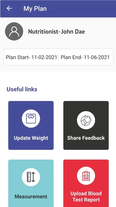 OneHealth - Nutrition Software Screenshots