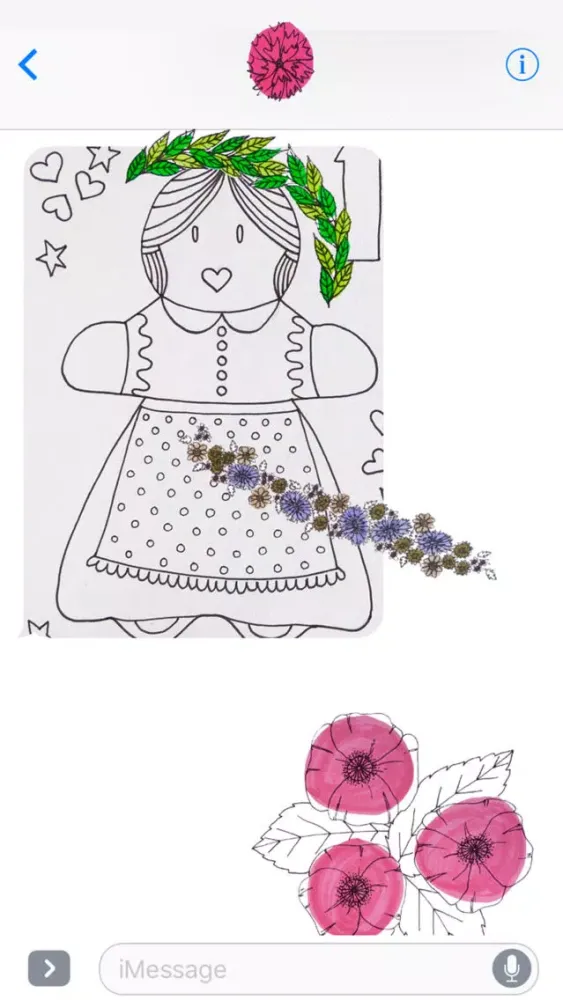 Capturas de tela do Bloom Stickers