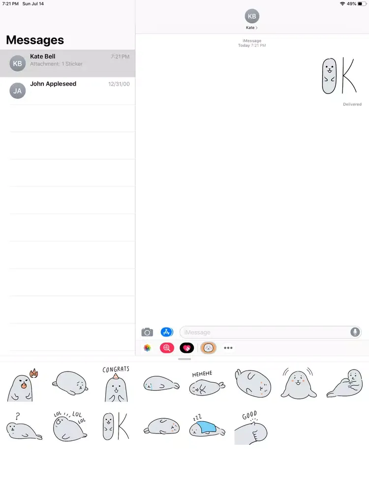 Bubby the seal iPad 應用截圖