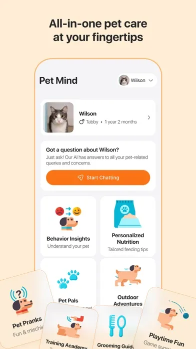 Pet Mind: AI Cat & Dog Care स्क्रीनशॉट