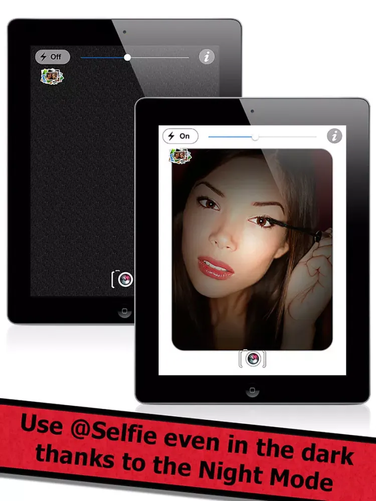 Tangkapan layar @Selfie iPad 