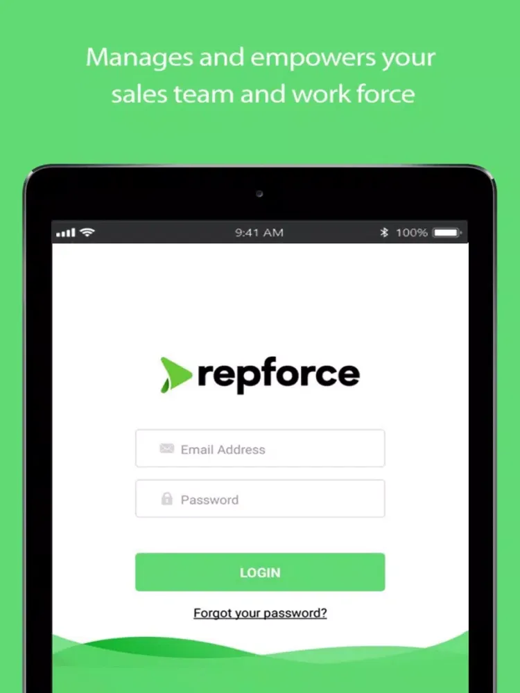 repforce iPad  स्क्रीनशॉट