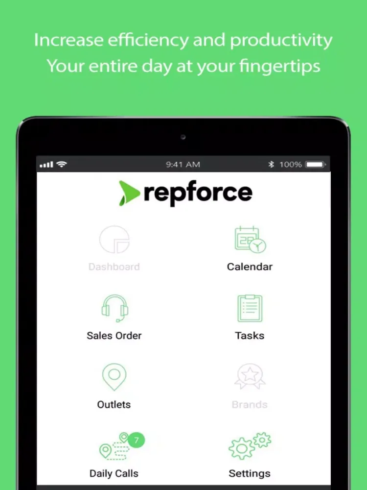repforce iPad  स्क्रीनशॉट