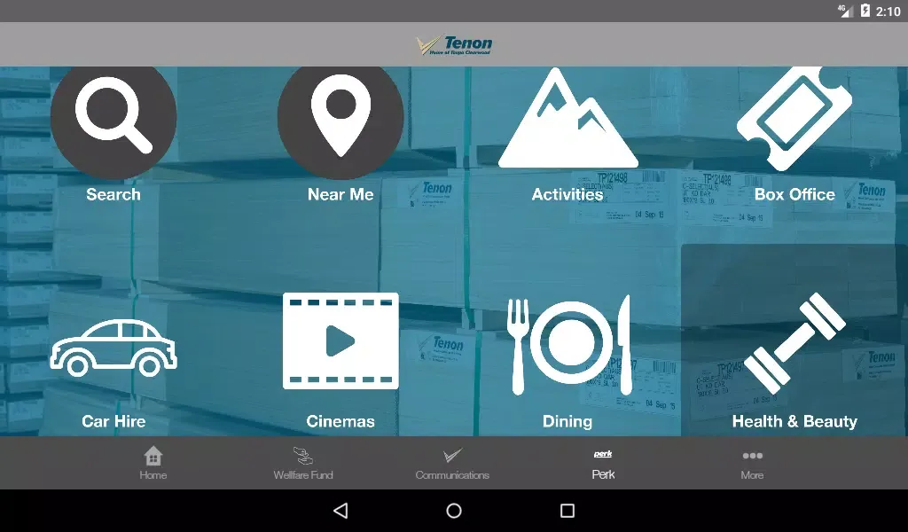 Capturas de pantalla de Tenon Wellness and Perks Hub