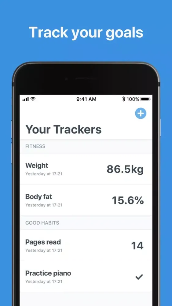 Screenshot di Goal Tracker: Reach your goals