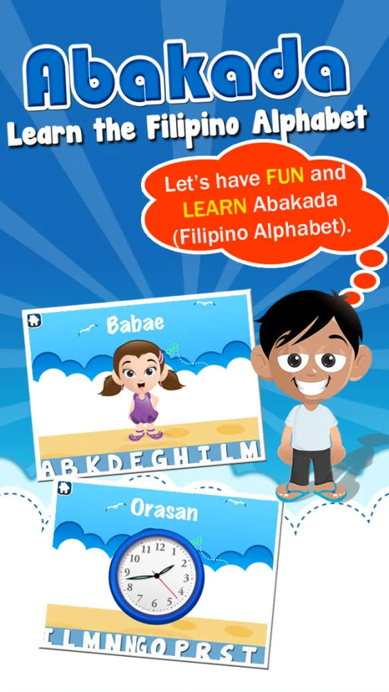 Abakada - Learn the Tagalog Alphabet スクリーンショット