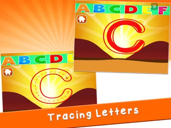 Alphabet Cowboy: Easy ABC iPad  Screenshots
