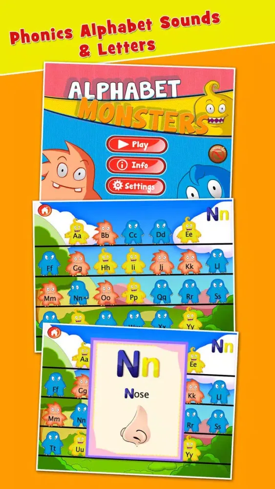 Screenshot di Alphabet Monsters Learning Games for Kids