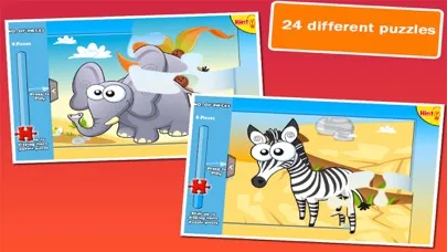 Capturas de pantalla de Animal Jigsaw Puzzle: Cartoon Puzzles for Kids