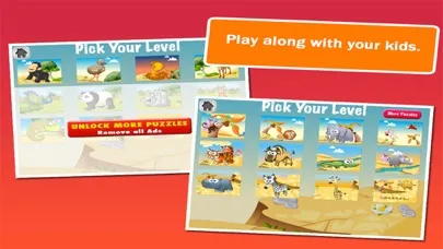 Capturas de pantalla de Animal Jigsaw Puzzle: Cartoon Puzzles for Kids