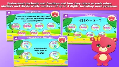 Capturas de pantalla de Bears 3rd Grade Learning Games