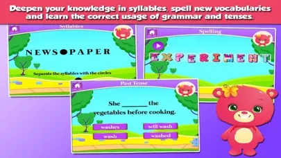 Capturas de pantalla de Bears 3rd Grade Learning Games