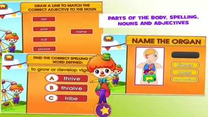 Capturas de pantalla de Circus Fourth Grade Games