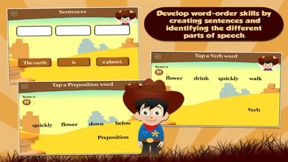 Captures d'écran de Cowboy Kid Third Grade Games
