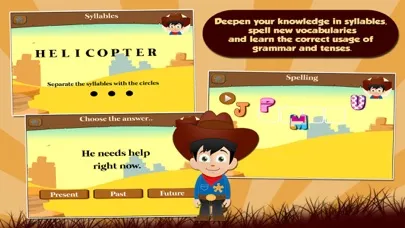 Captures d'écran de Cowboy Kid Third Grade Games