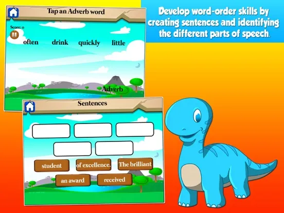 Capturas de pantalla de Dino Third Grade School Games iPad 