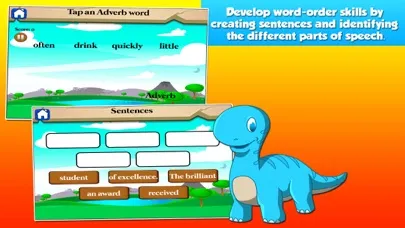 Capturas de pantalla de Dino Third Grade School Games
