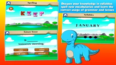 Capturas de pantalla de Dino Third Grade School Games