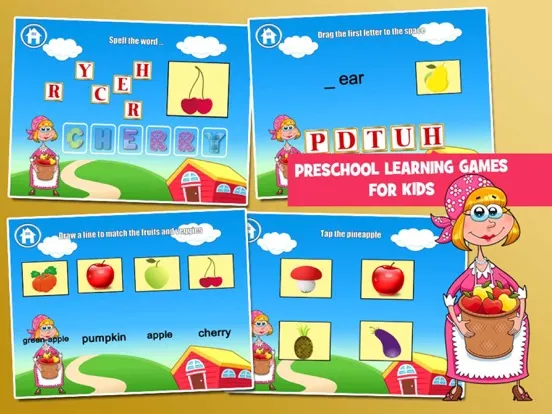 Fruits and Vegetables For You iPad  Screenshots