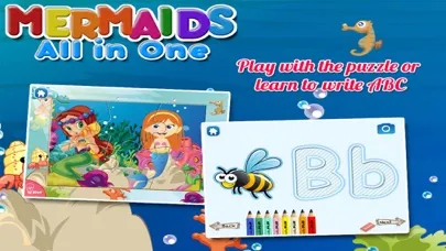 Tangkapan skrin Mermaid Princess Coloring Book for Kids