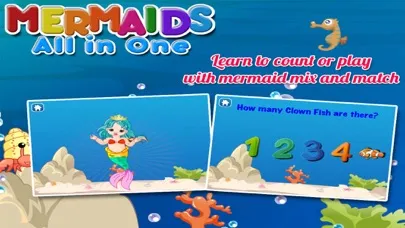 Tangkapan skrin Mermaid Princess Coloring Book for Kids