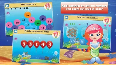 Tangkapan skrin Mermaid Princess Grade 1 Games
