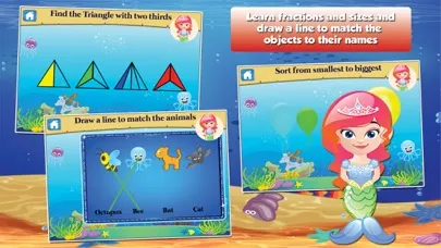 Tangkapan skrin Mermaid Princess Grade 1 Games