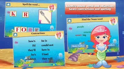 Tangkapan skrin Mermaid Princess Grade 1 Games