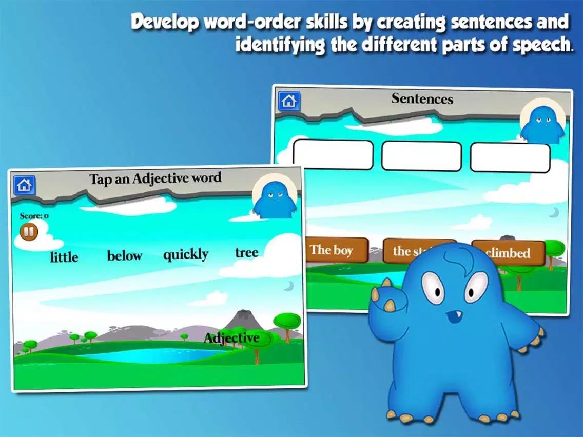 Monster Third Grade Kids Games iPad  스크린샷