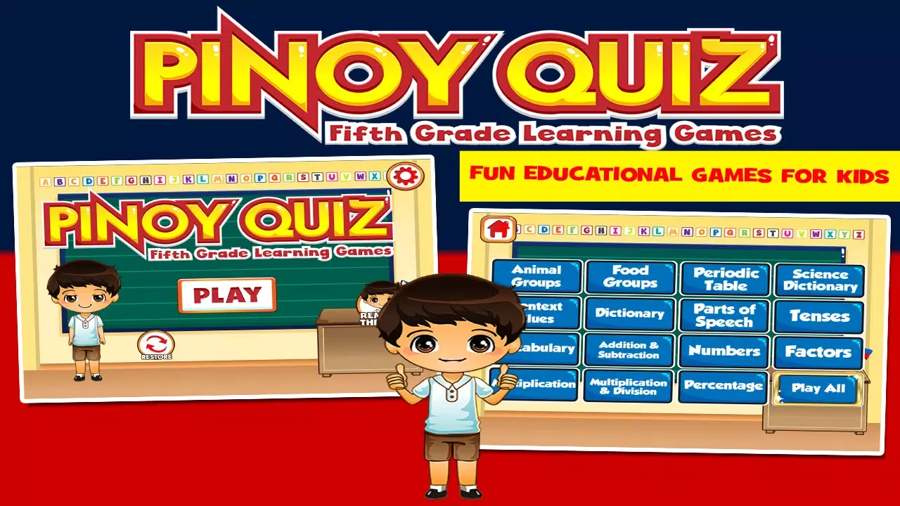 Pinoy Kids Grade 5 Games應用截圖