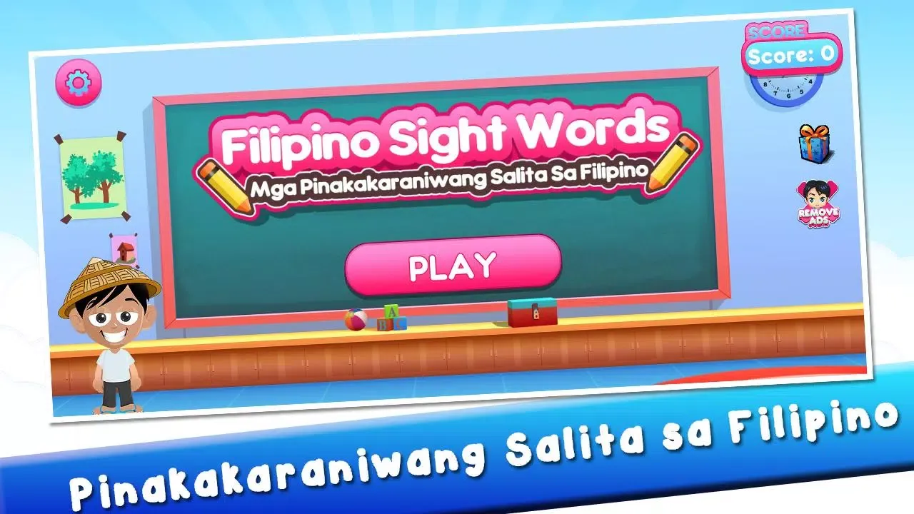 Tangkapan layar Abakada: Pinoy Sight Words
