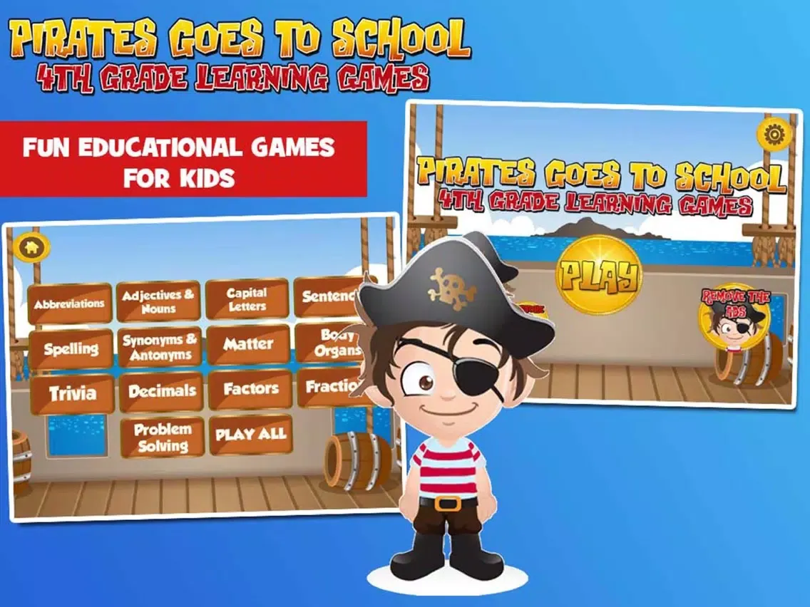 Pirate School: Fourth Grade iPad 應用截圖