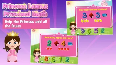 Princess Learns Math for Kids سکرین شاٹس
