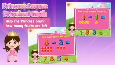 Princess Learns Math for Kids سکرین شاٹس