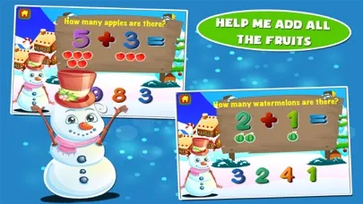 Snowman Preschool Math Games Screenshots