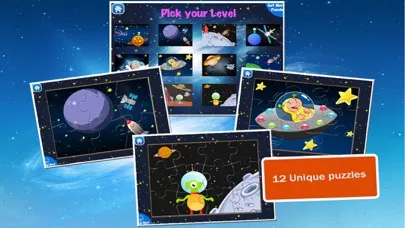 Capturas de tela do Space Jigsaw Puzzles for Kids