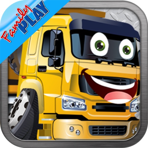 Trucks Jigsaw Puzzles: Kids Trucks Cartoon Puzzles