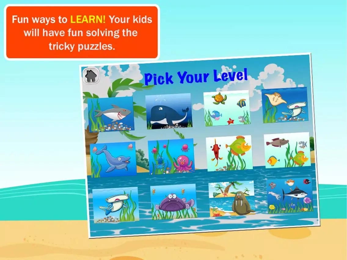 Captures d'écran de Underwater Jigsaw Puzzles - Animals Under the Sea iPad 