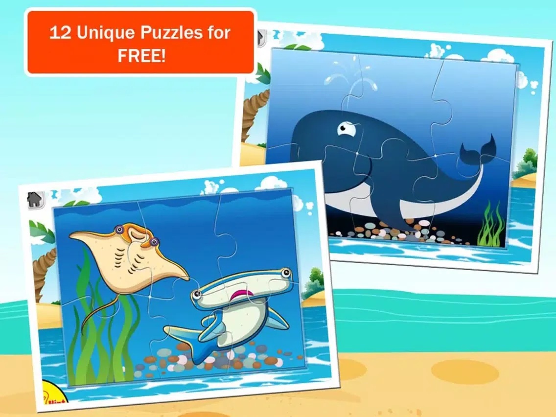 Captures d'écran de Underwater Jigsaw Puzzles - Animals Under the Sea iPad 