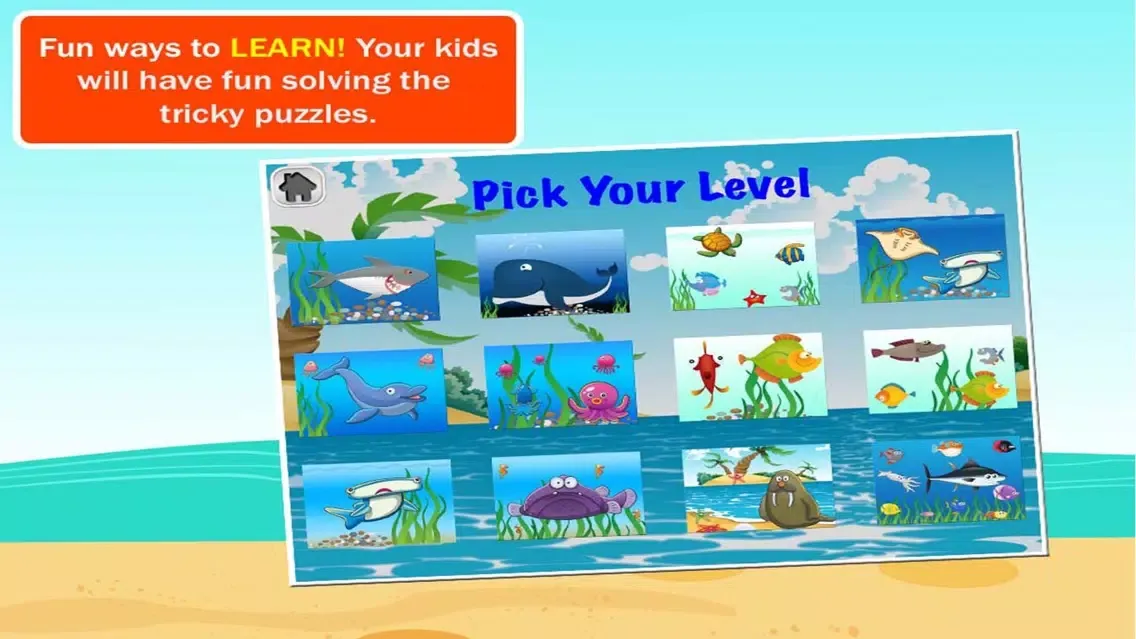 Captures d'écran de Underwater Jigsaw Puzzles - Animals Under the Sea